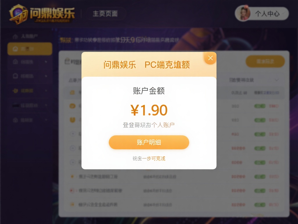 问鼎娱乐PC余额查询与管理全攻略解析 (问鼎娱乐PC余额查询与管理全攻略详细解析指南）